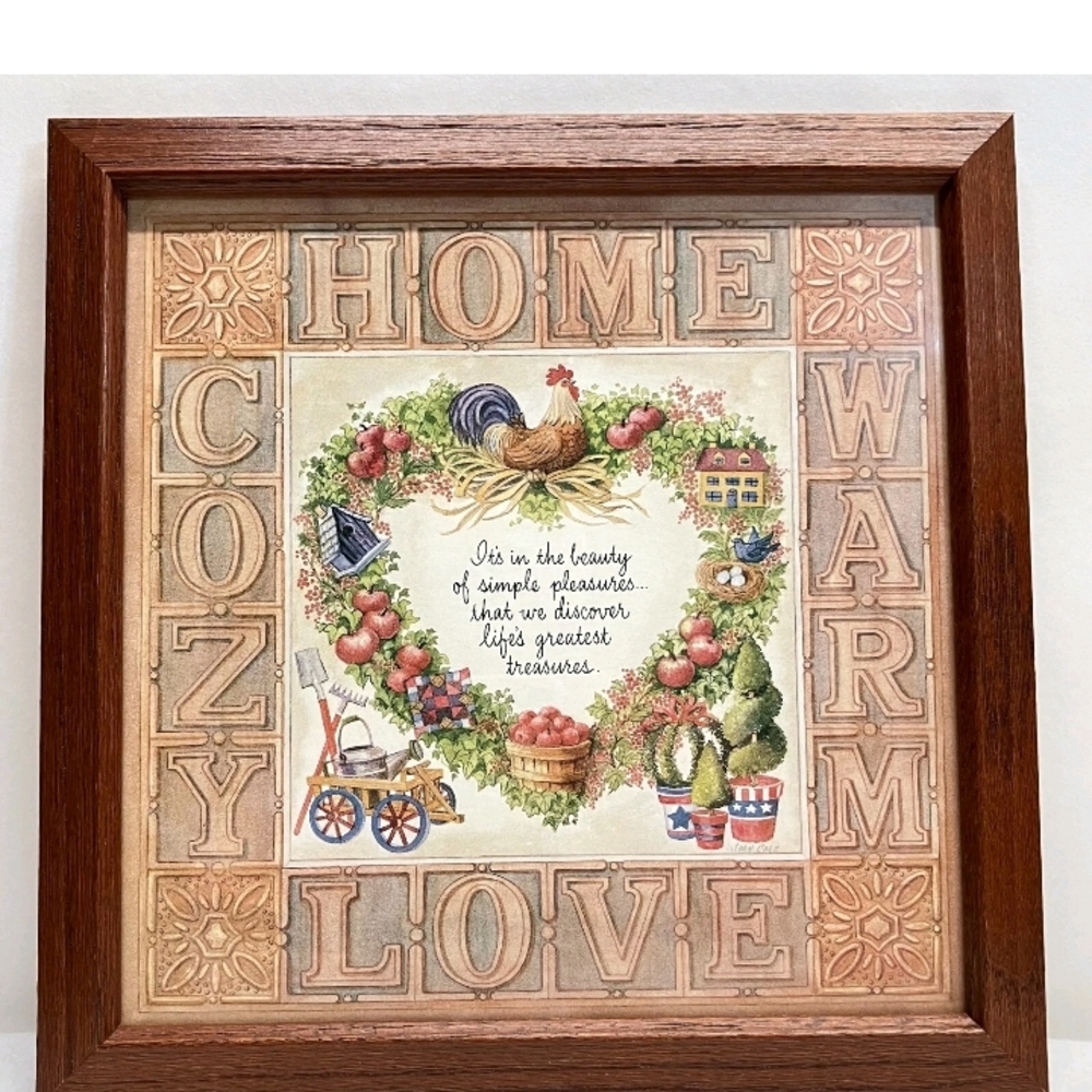 Home Interiors Cozy Warm Love Tapestry - Multicolor